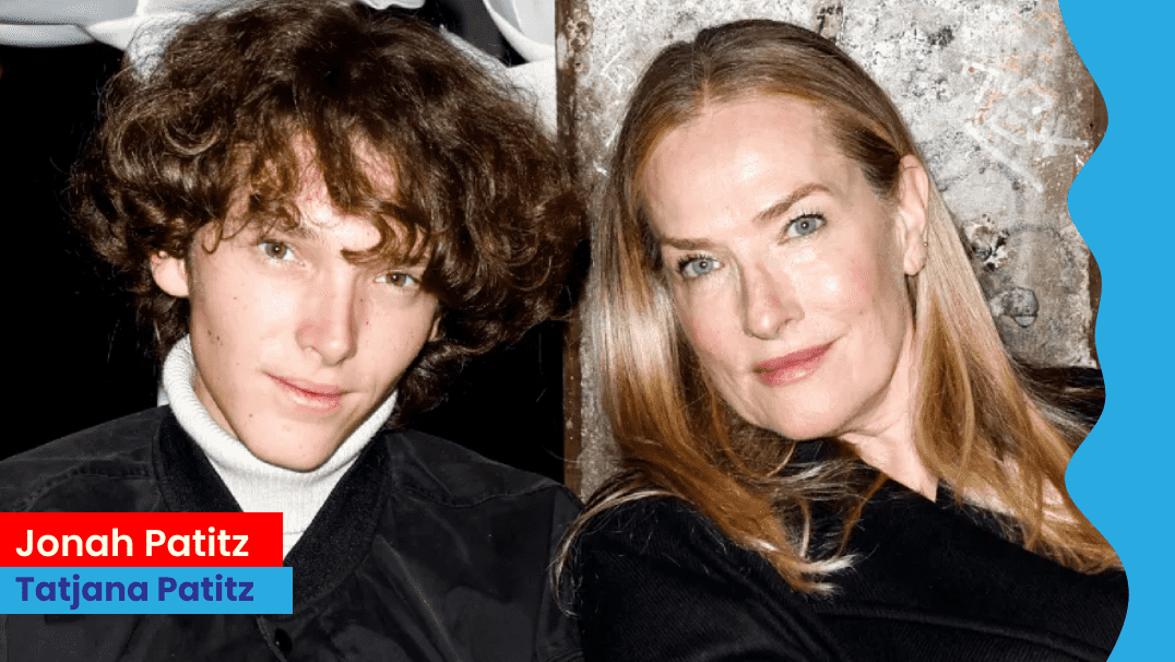Jonah Patitz gemeinsam mit seiner Mutter Tatjana Patitz bei einer öffentlichen Veranstaltung